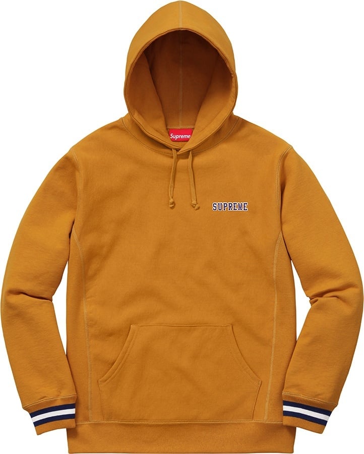 Striped Cuff Hooded Sweatshirt view 2
